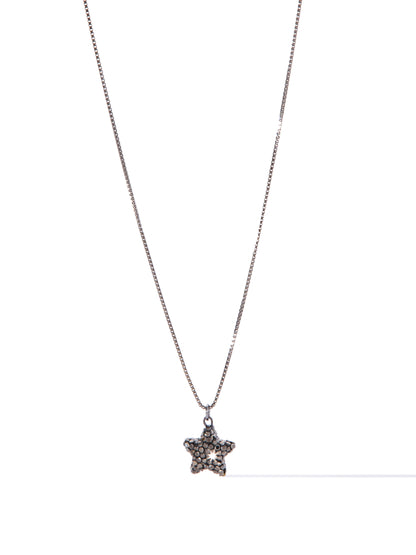 Stellar Echoes Necklace - Gunmetal
