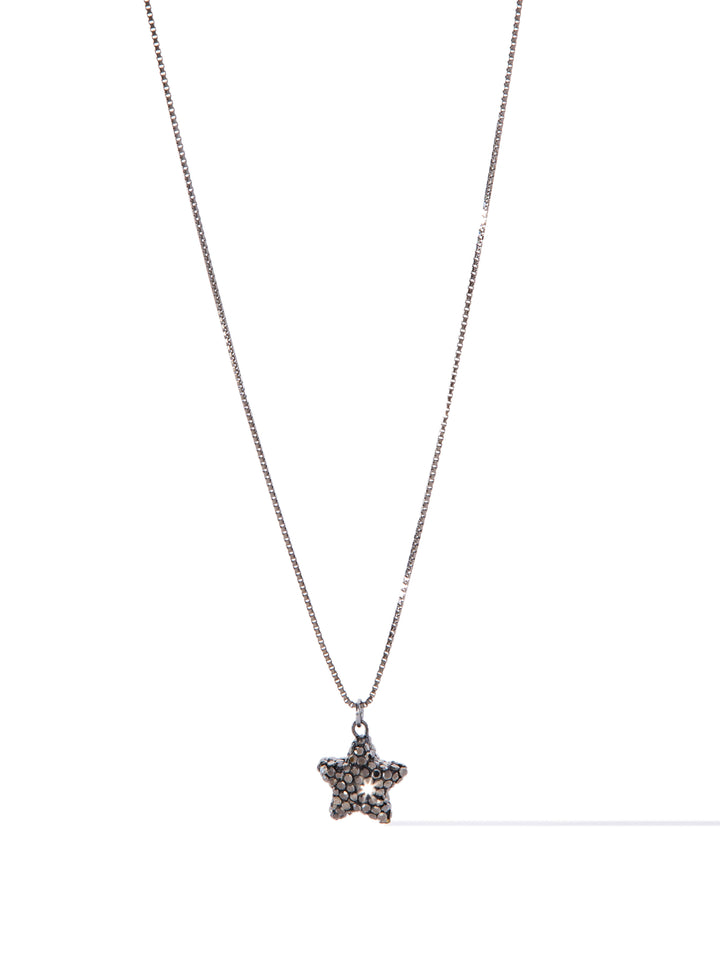Stellar Echoes Necklace - Gunmetal