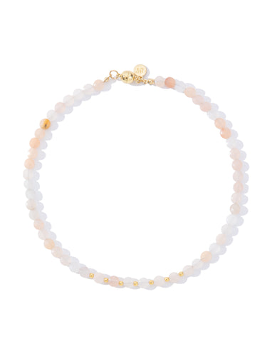 Stone Garden Necklace - Rose Quartz