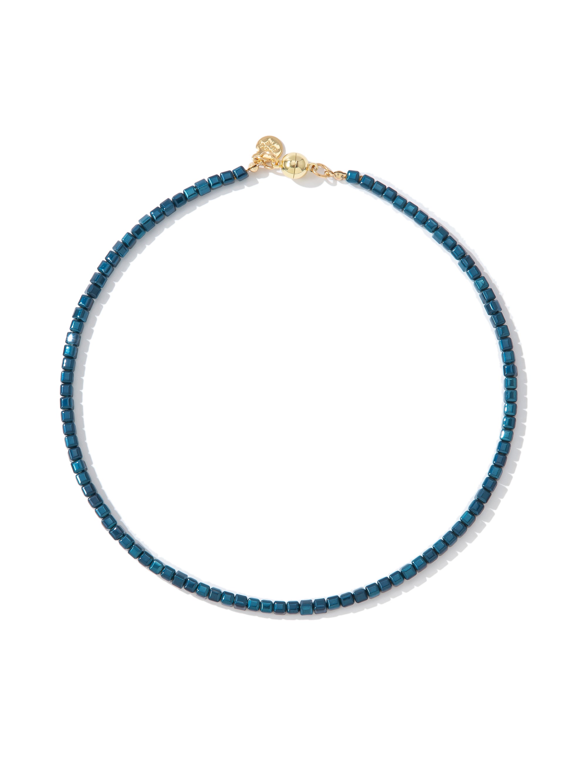 Studio 54 Necklace - Metallic Ocean Jewel