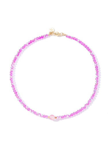Summer In The City Necklace - Neon Orchid