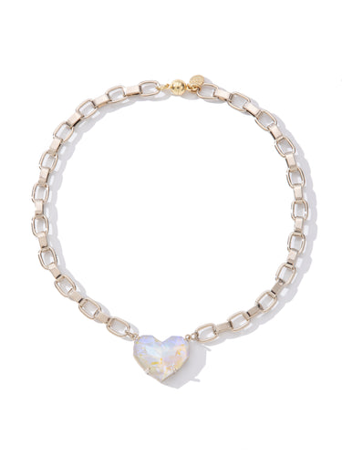 Summer Love Necklace - Linen Coconut