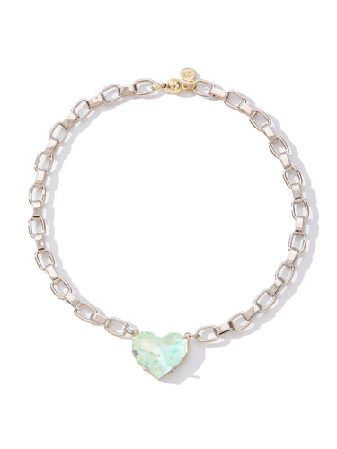 Summer Love Necklace - Linen Winter Mist