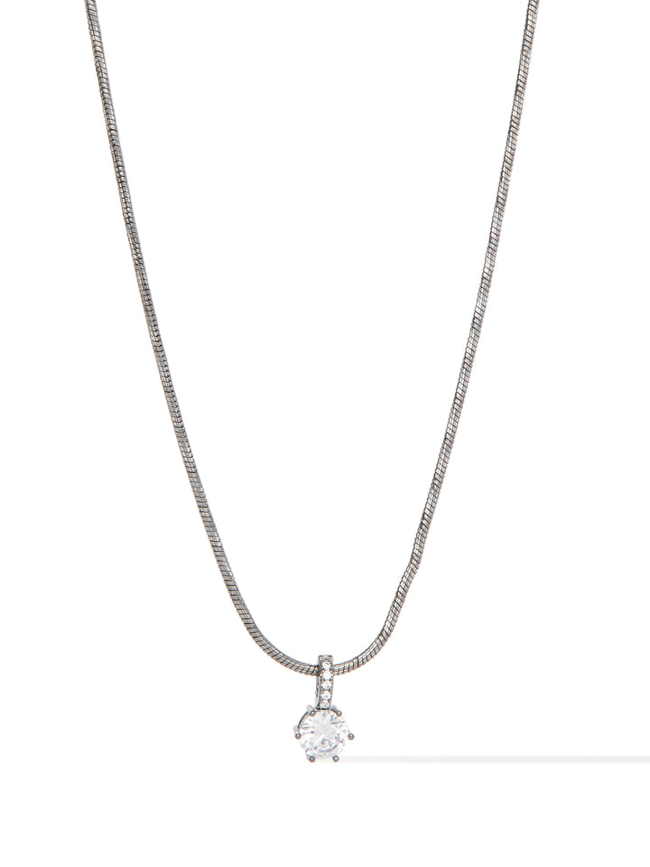 Suzanne Necklace - Gunmetal