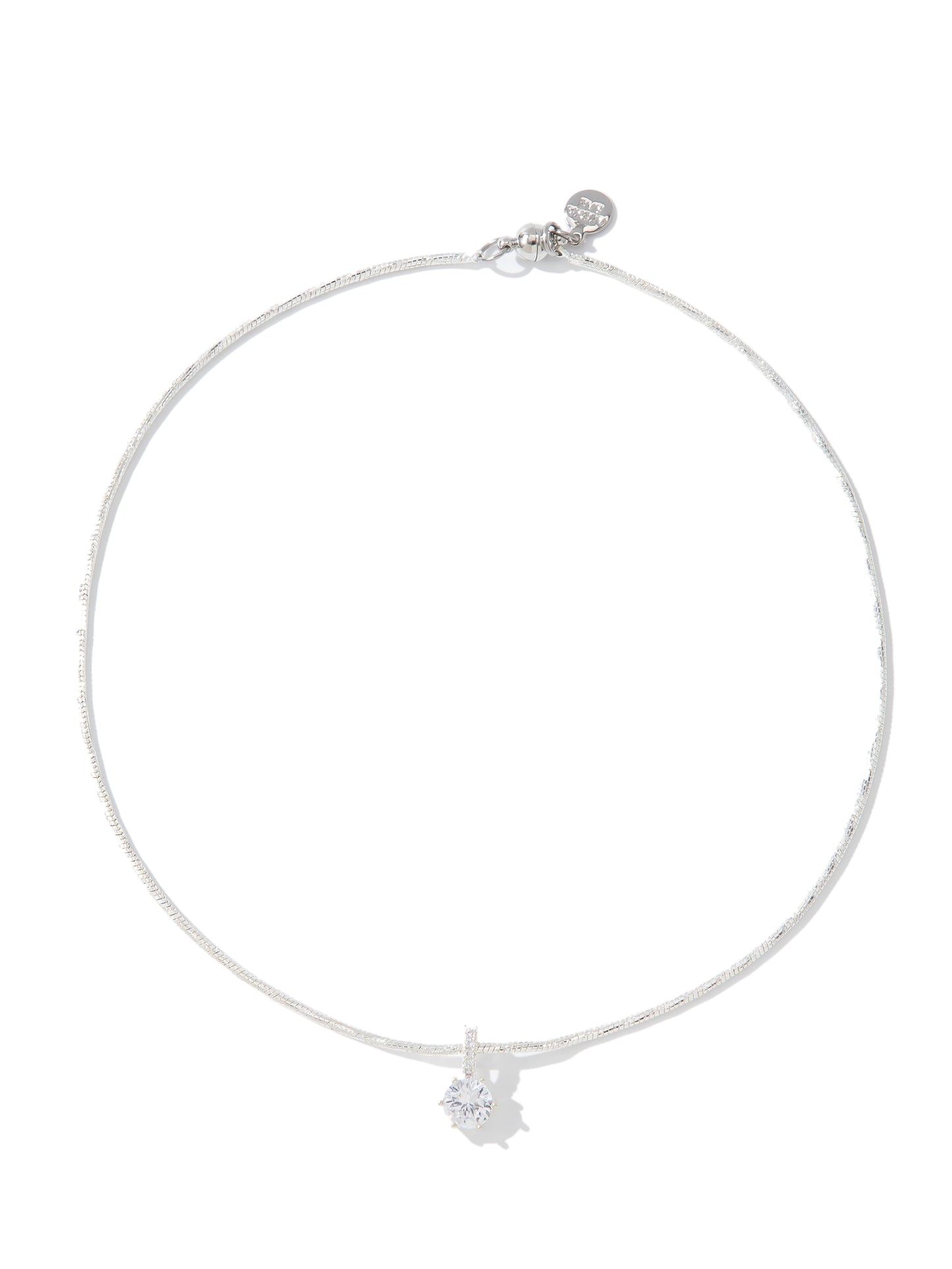 Suzanne Necklace - Liquid Metallic Pearl White