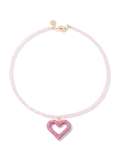 Tainted Love Necklace - Tickle Me Pink
