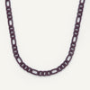 Taylor Necklace Short - Matte Wineberry