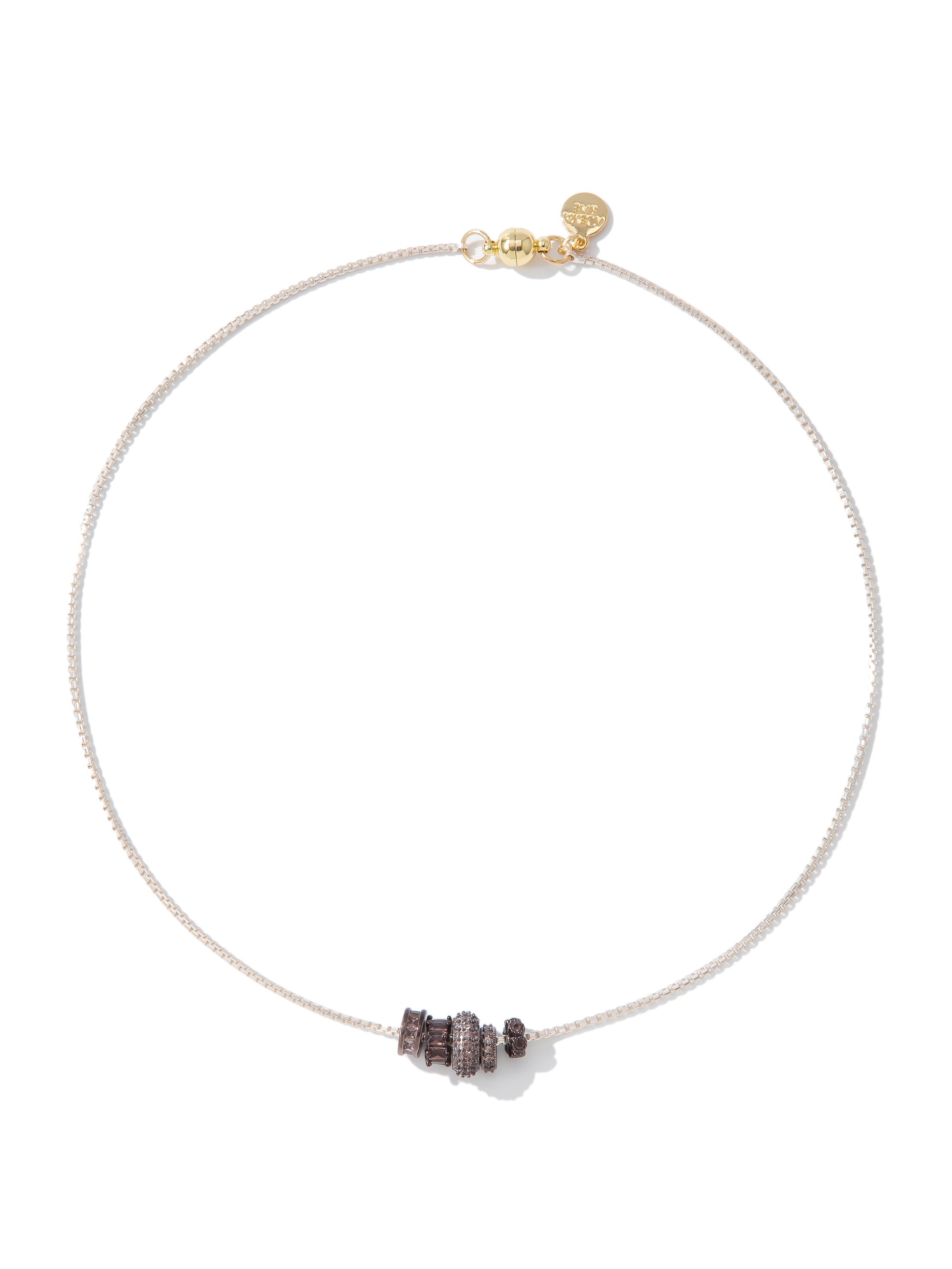 Thinking Out Loud Necklace - Metallic Whisper Hershey Kiss