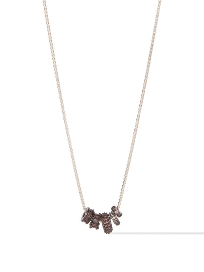 Thinking Out Loud Necklace - Metallic Whisper Hershey Kiss
