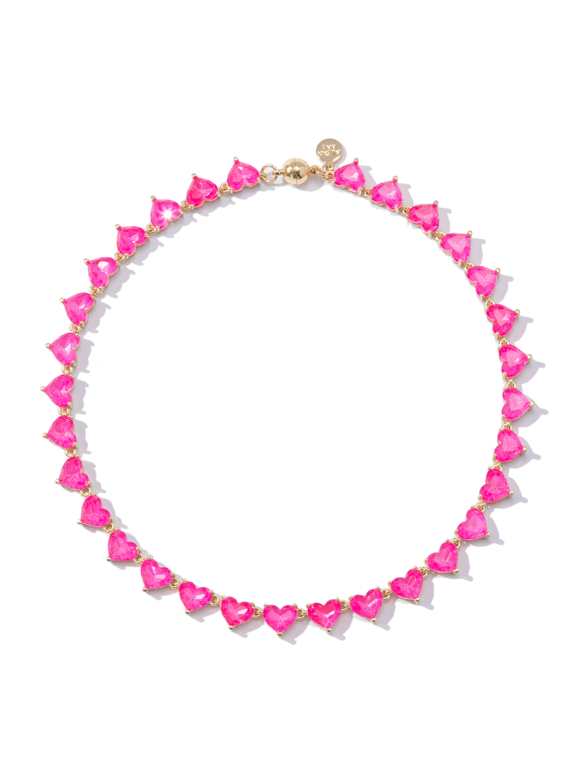 Thoughts Of You Necklace - Neon Pink