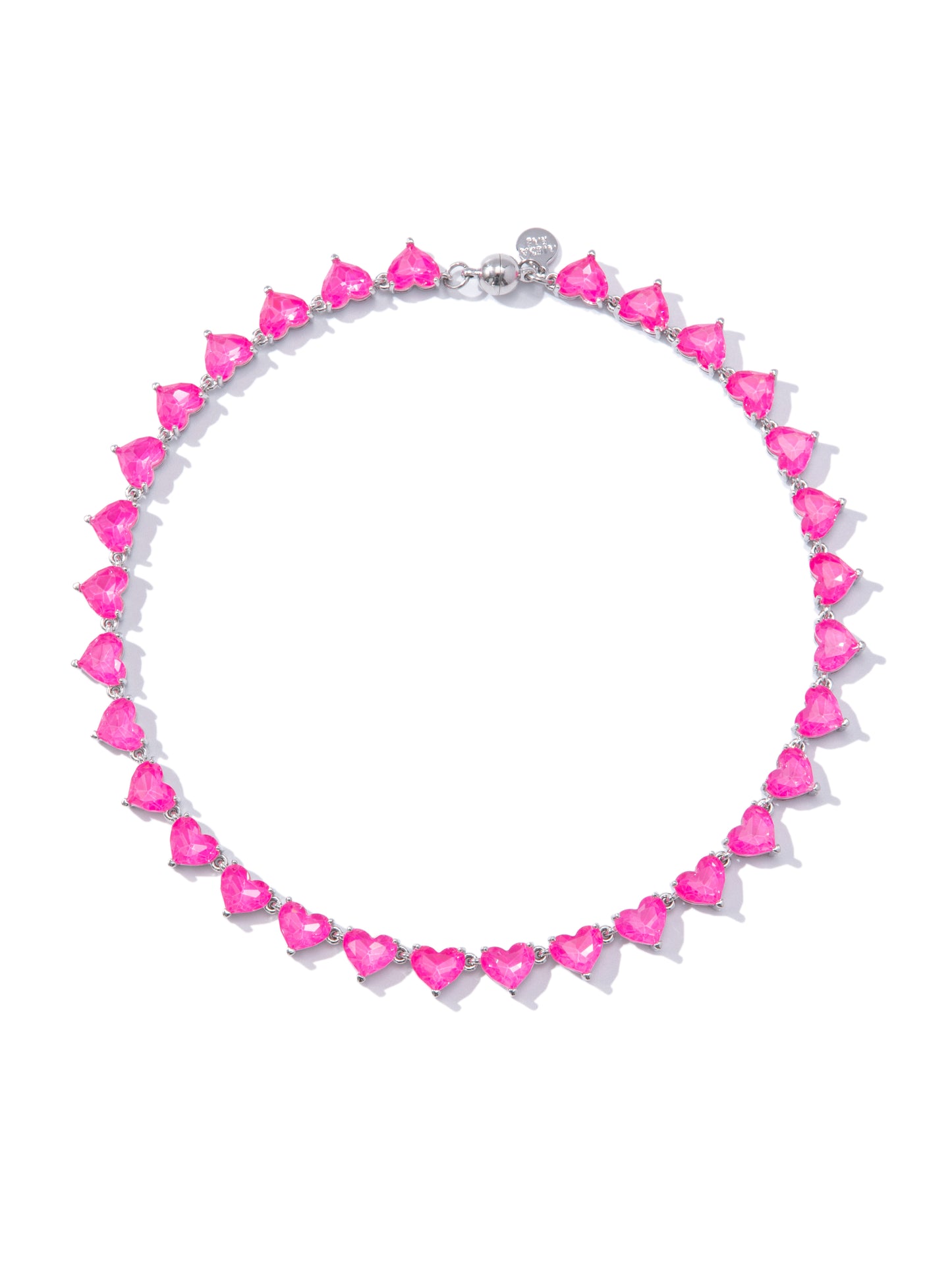 Thoughts Of You Necklace - Neon Pink
