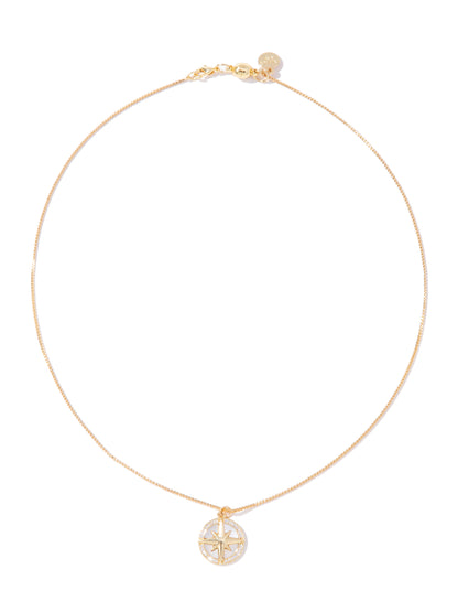 Through The Compass Necklace
