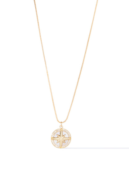 Through The Compass Necklace