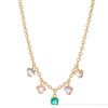 Tropical Love Necklace - Gold Pastel Dream