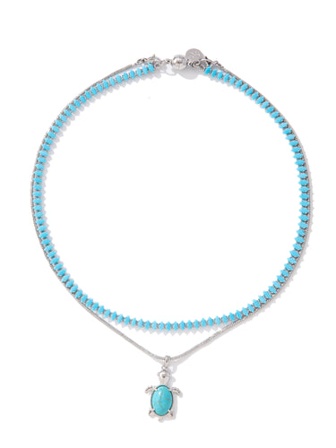 Turtle Beach Necklace - Turquoise