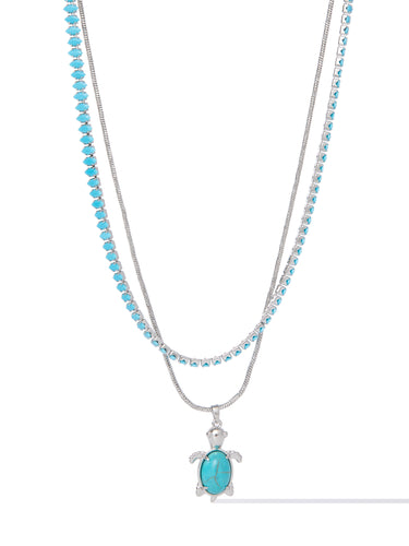 Turtle Beach Necklace - Turquoise