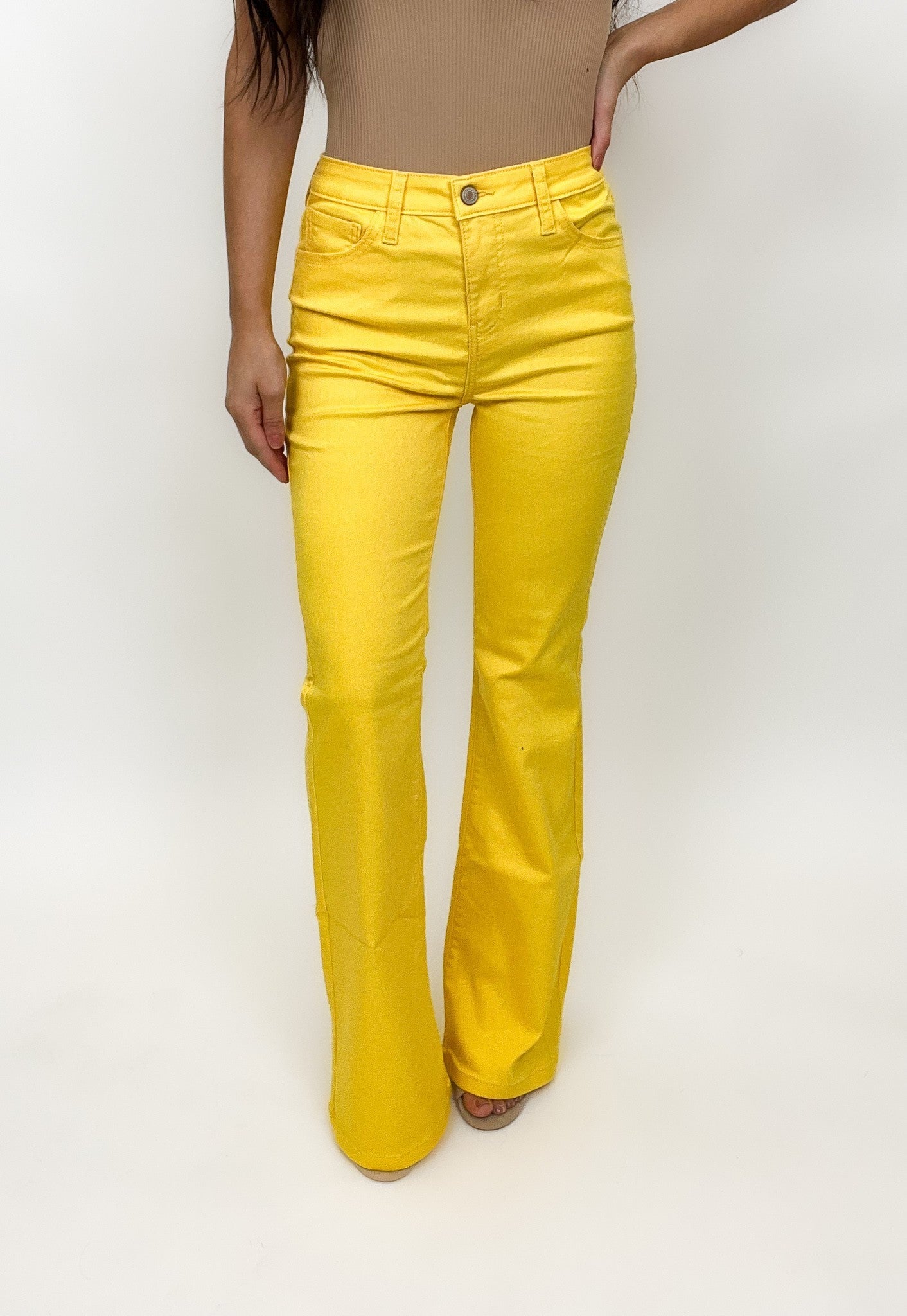 Zenana High Rise Bootcut Denim Pants