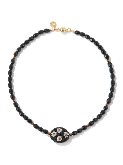 Urban Bloom Necklace - Black