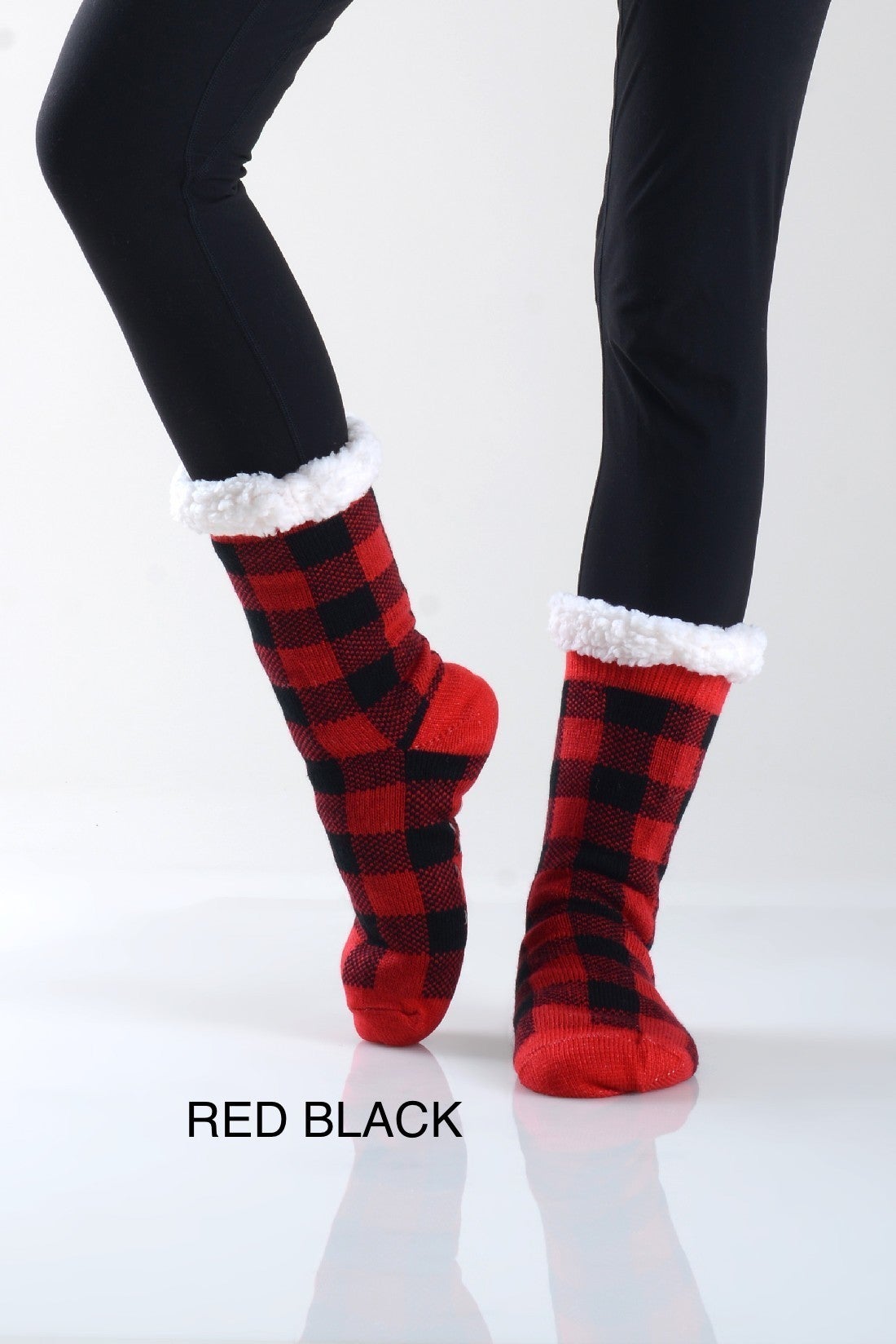 Non Slip Premium Buffalo Socks - 6 Colors !