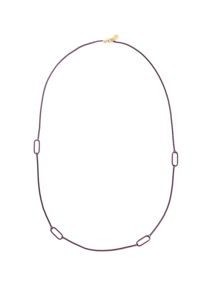 The Promise Necklace - Liquid Metallic Plum