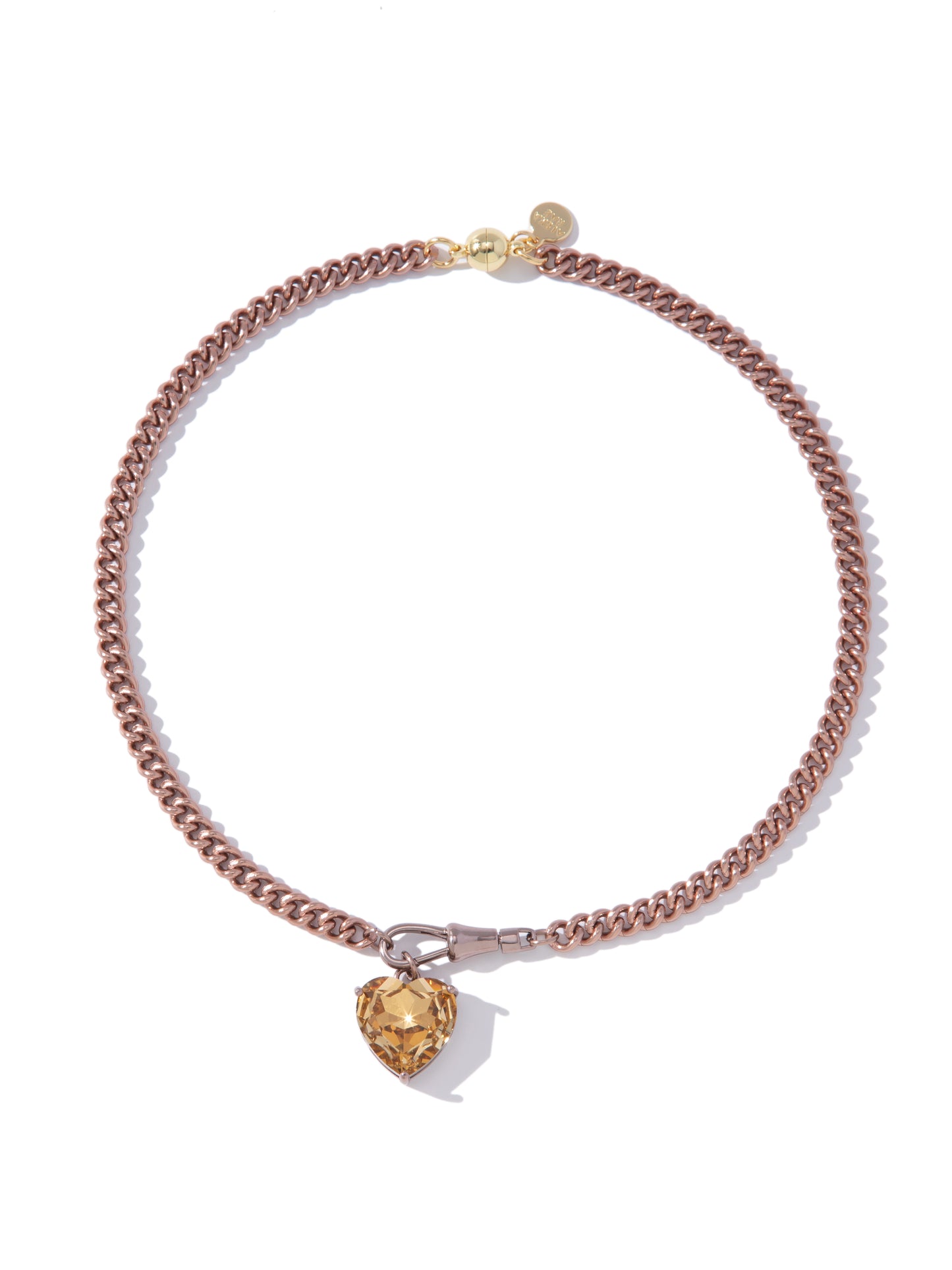 Velvet Heart Necklace - Metallic Hershey Kiss