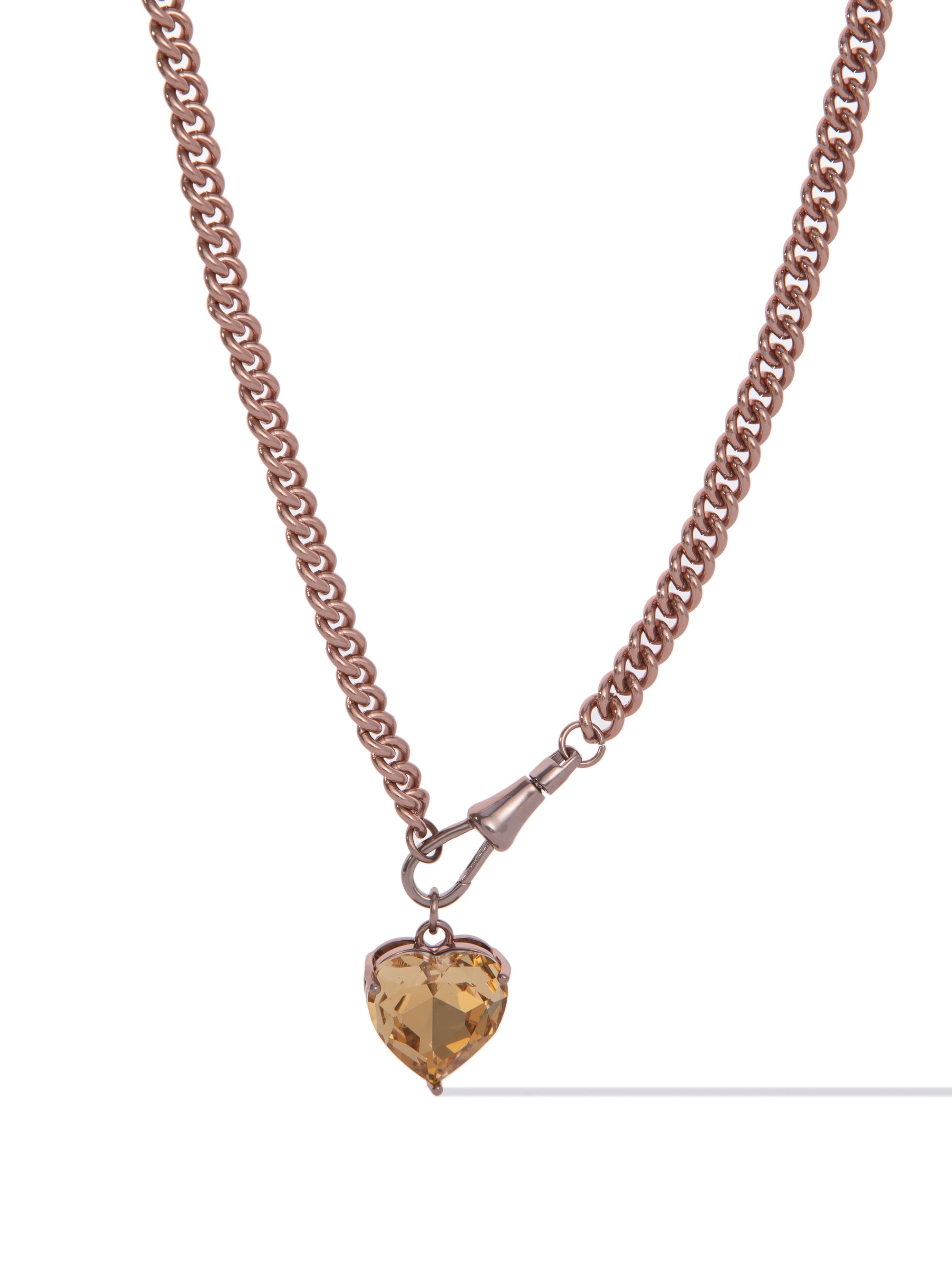 Velvet Heart Necklace - Metallic Hershey Kiss