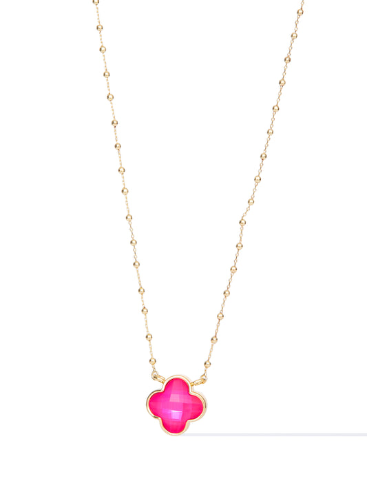 Venice Necklace - Neon Pink