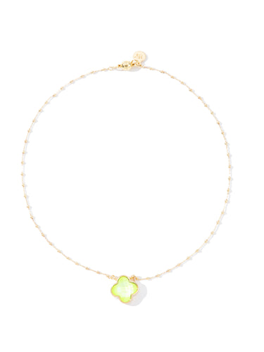 Venice Necklace - Neon Yellow