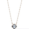 Venice Necklace - Ice Blue Linen