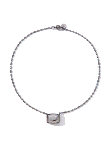 Verona Necklace - Gunmetal Smokey