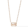 Verona Necklace - Metallic Linen Moonlight
