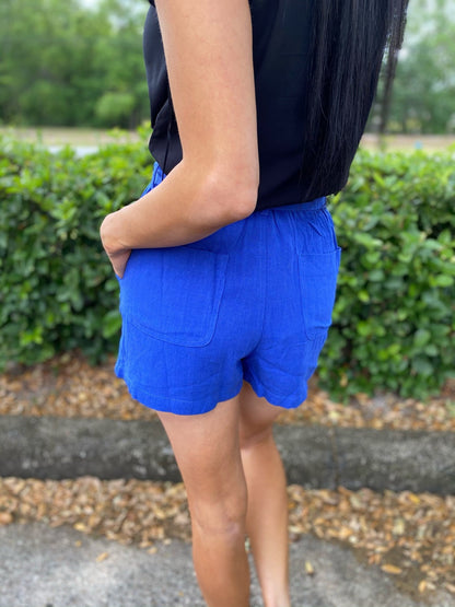 No Doubt About It Linen Shorts- 4 Colors!