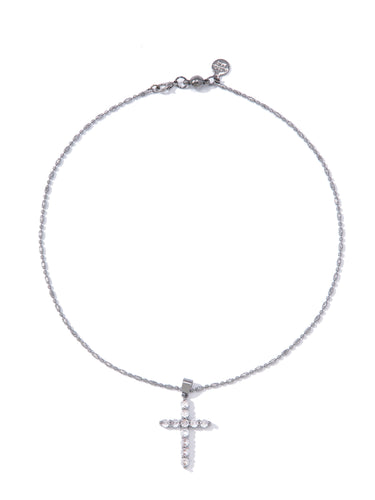 Walk By Faith Necklace - Gunmetal