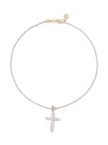 Walk By Faith Necklace - Linen