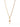 Wanderheart Necklace - Gold Coral Mist