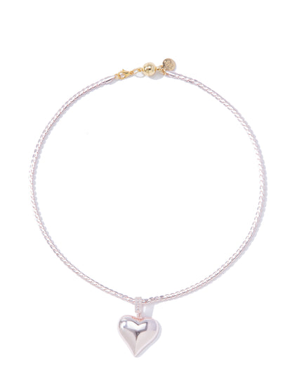 Wanna Fall In Love Necklace - Metallic Coconut