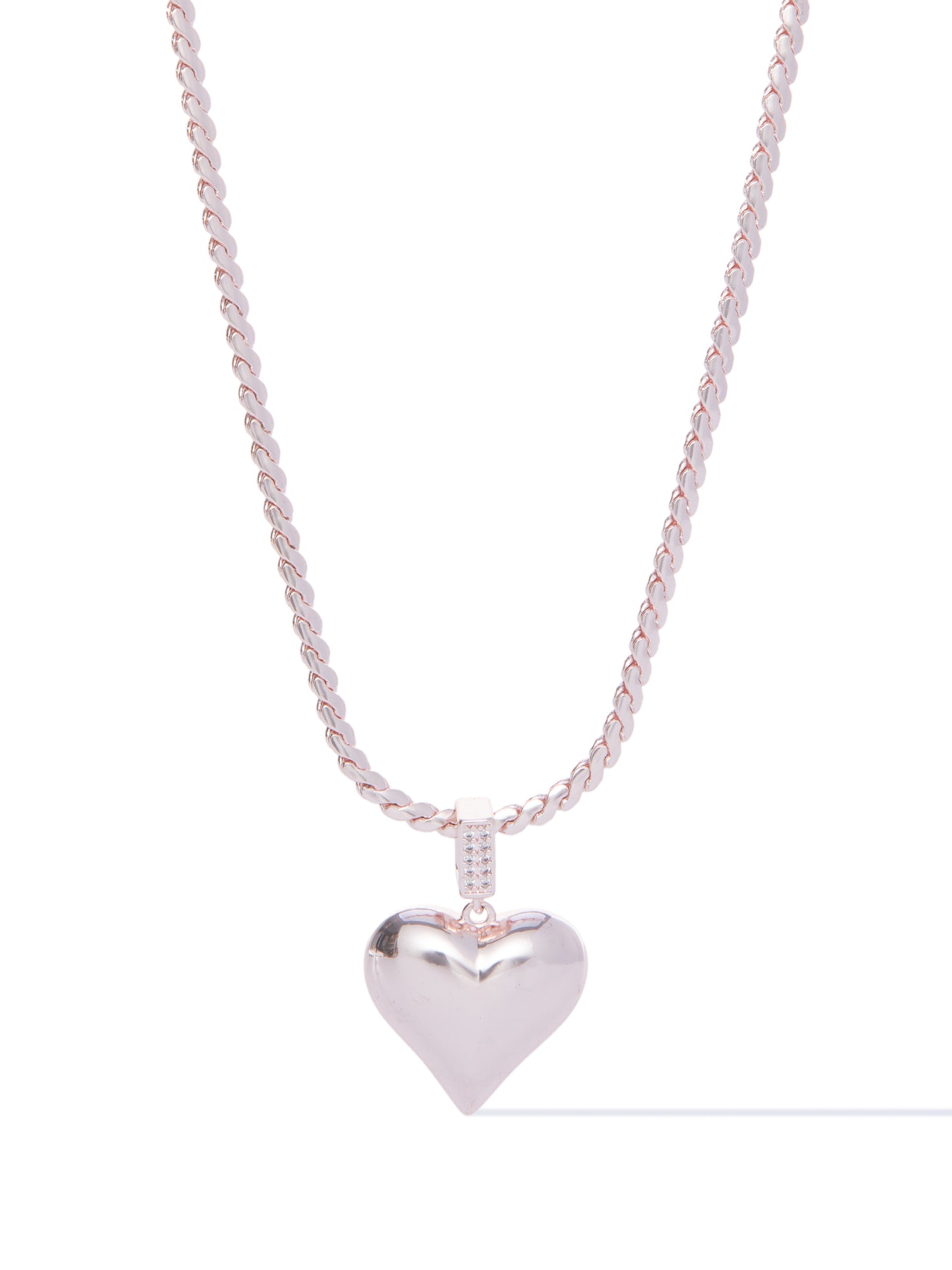 Wanna Fall In Love Necklace - Metallic Coconut