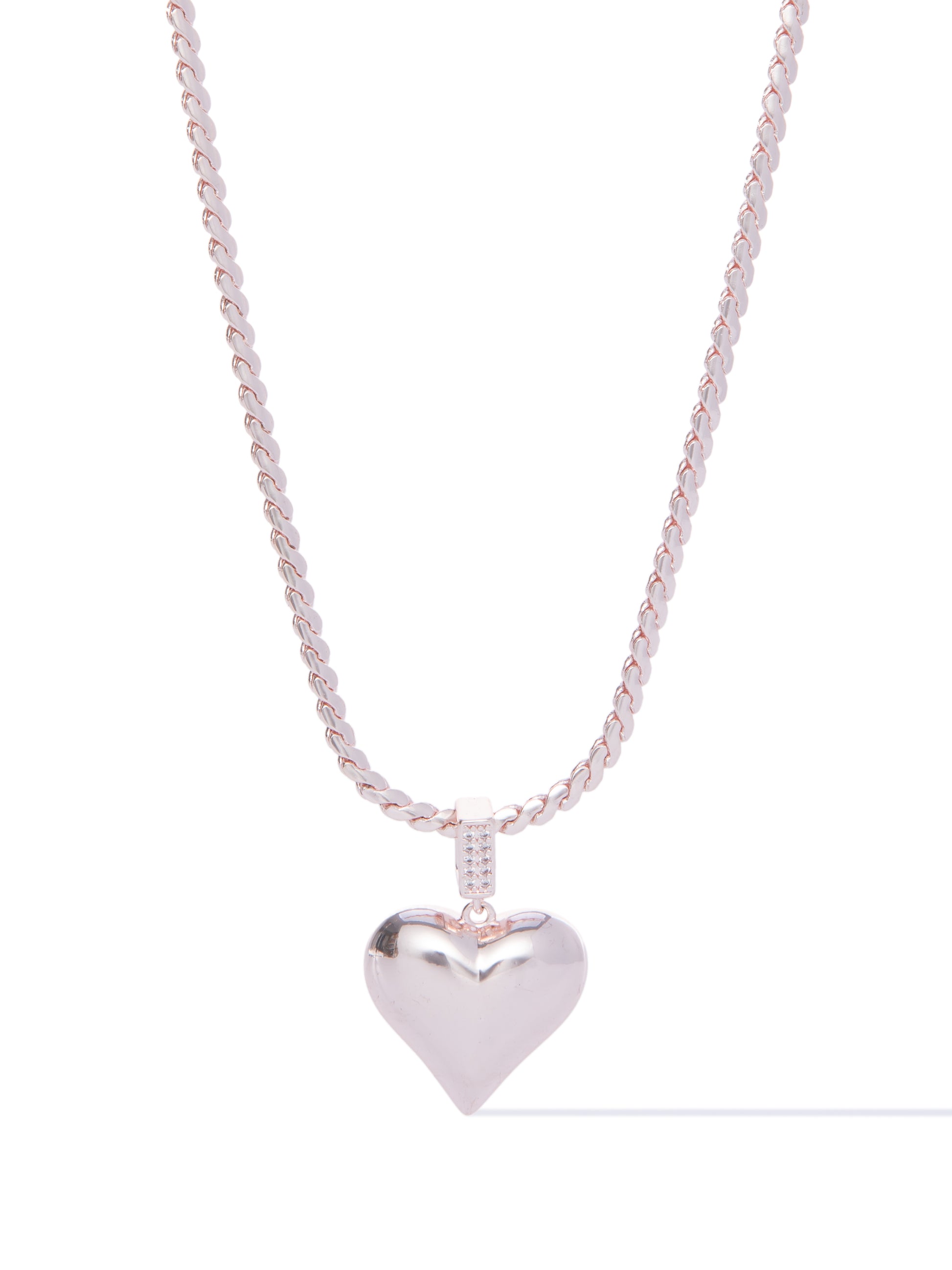 Wanna Fall In Love Necklace - Metallic Coconut