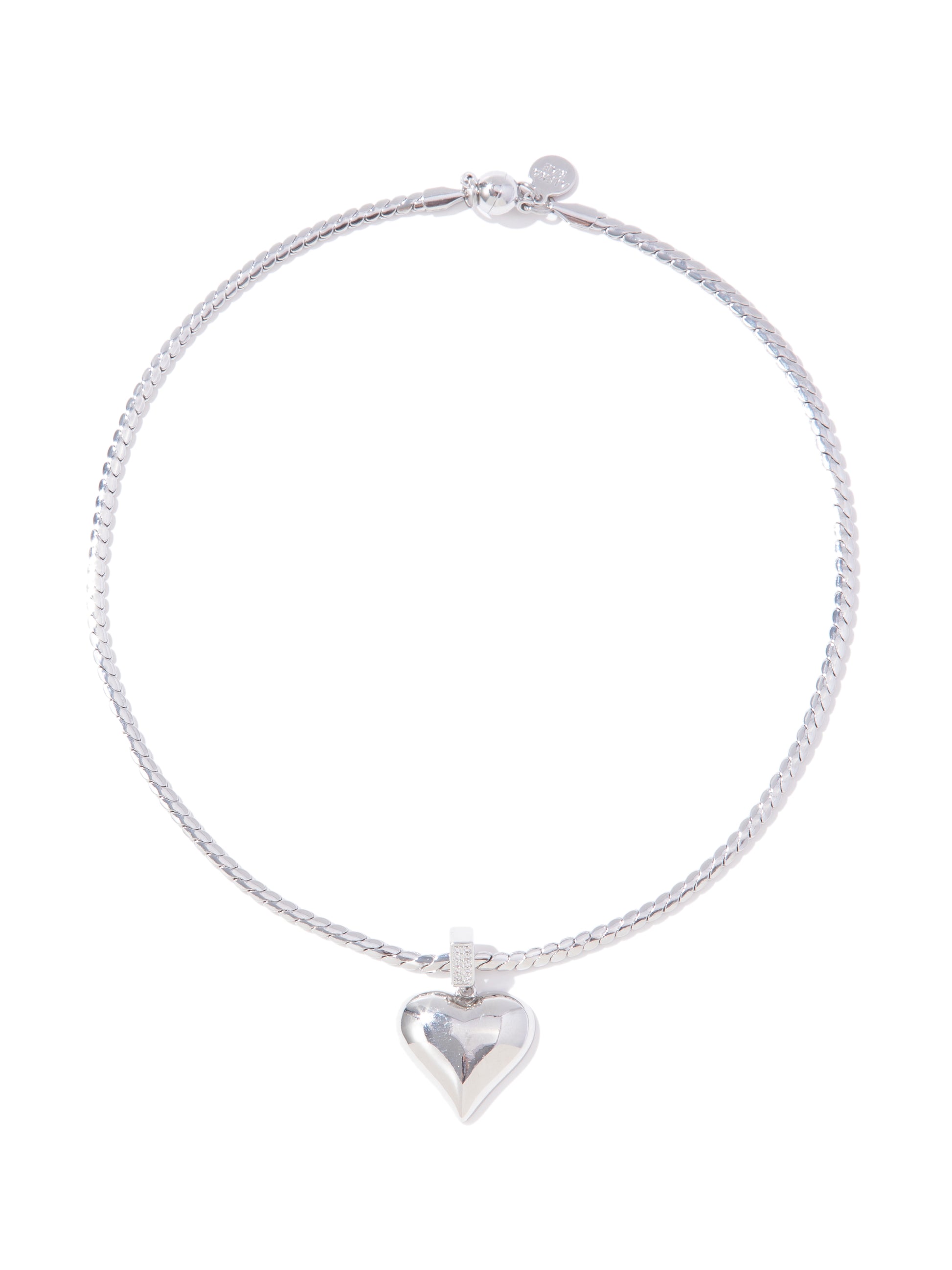 Wanna Fall In Love Necklace - Silver