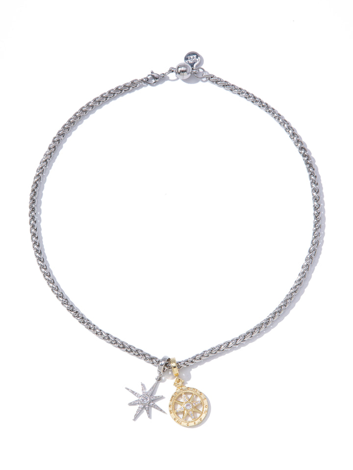 Wayfinder Necklace - Silver Gold
