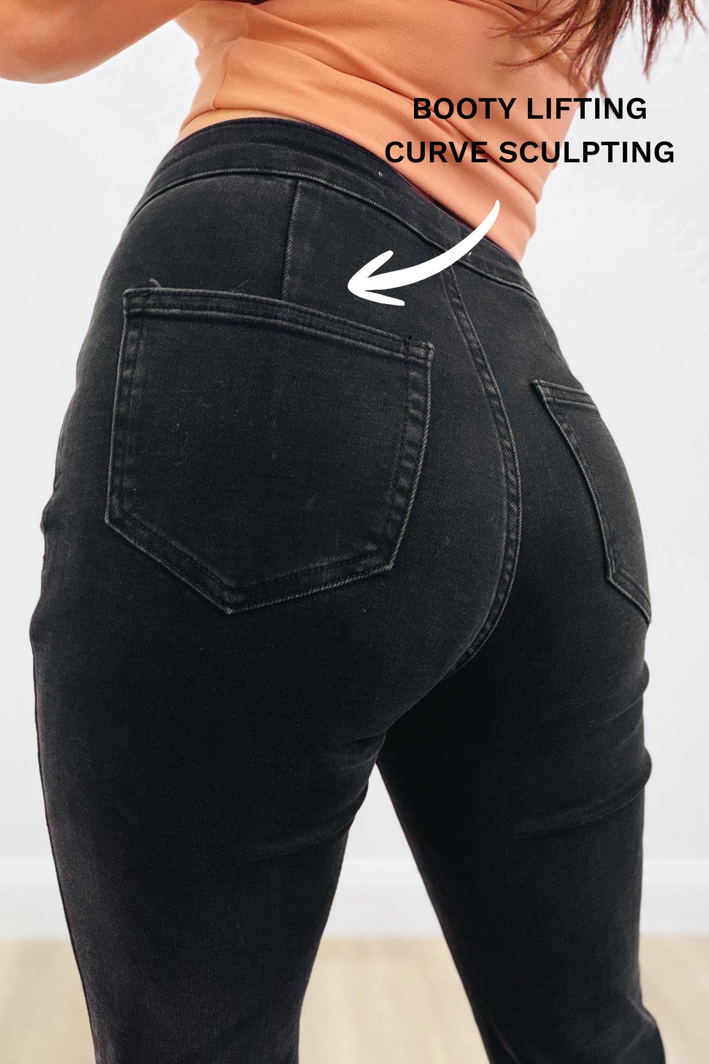 Sexy Back by The Denim BAR  - Flare Jeans in Black - 3 Inseams