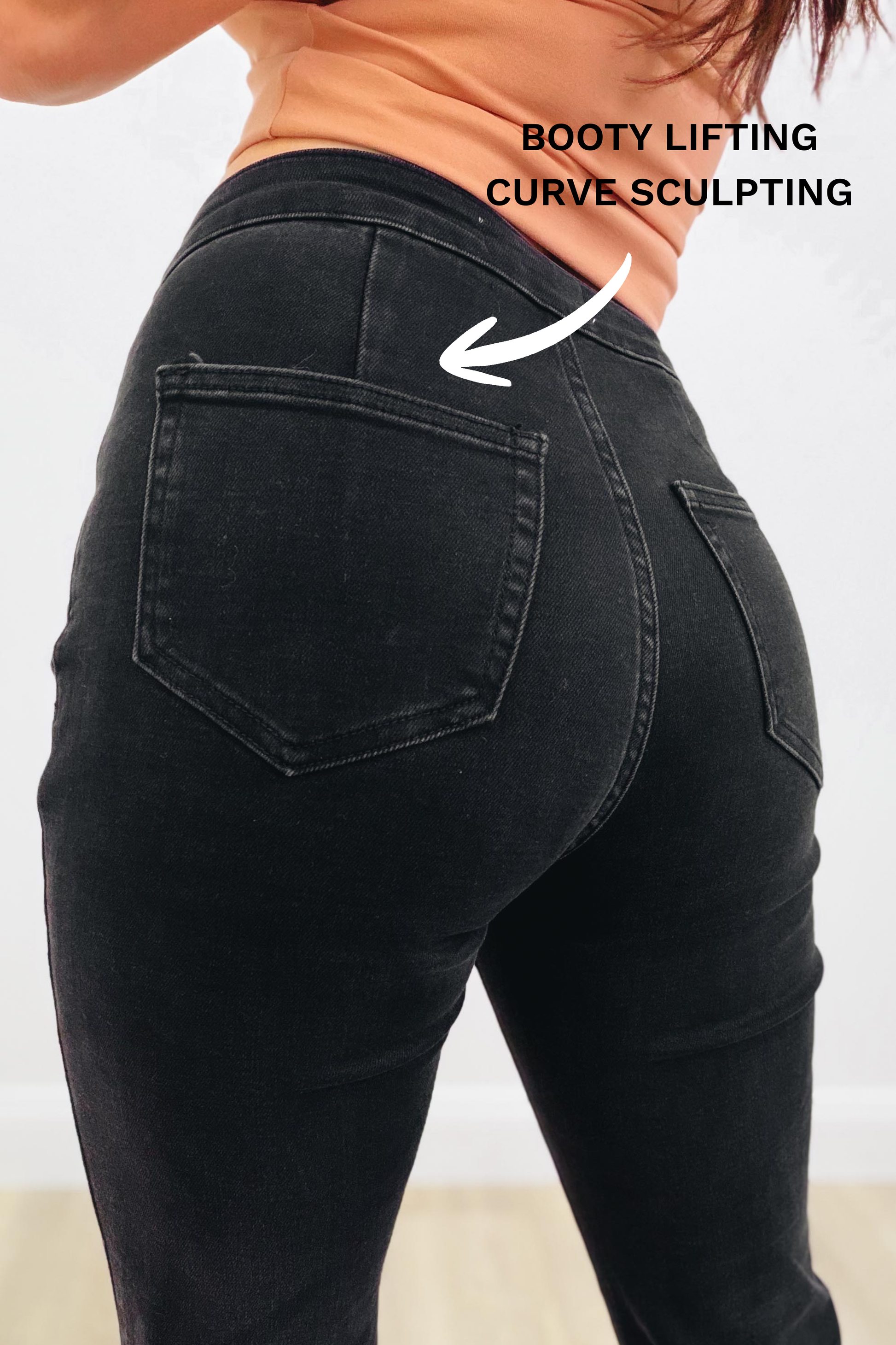 Sexy Back by The Denim BAR  - Flare Jeans in Black - 3 Inseams