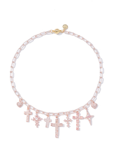 When You Found Me Necklace - Metallic Coconut