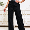 The Top Pick Cargo Pants- Black