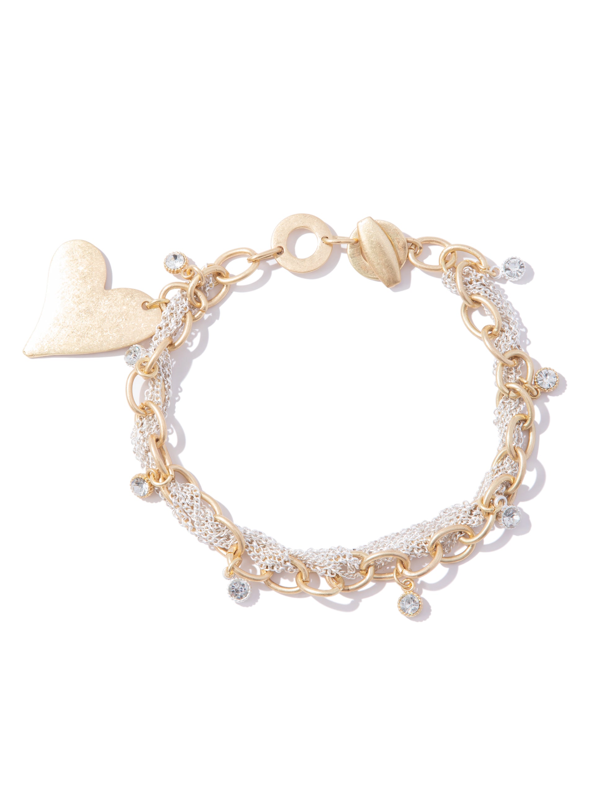 Wild At Heart Necklace - Gold Pearl White