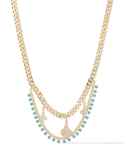 Wild Luck Necklace - Metallic Moonlight