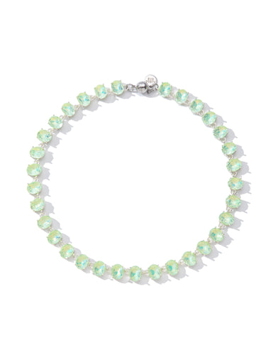 Wildest Dreams Necklace - Liquid Metallic Pearl White Melon