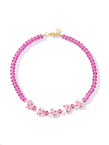 Wildflower Kiss Necklace - Wild Orchid