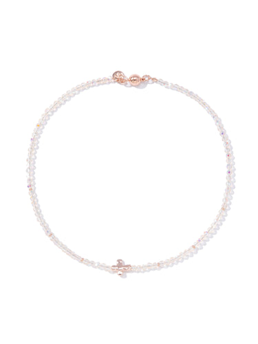 Winding Road Necklace - Light Rose Gold