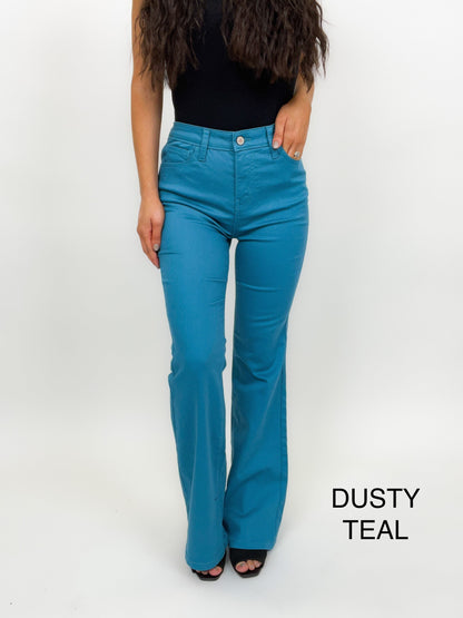 Zenana High Rise Bootcut Denim Pants